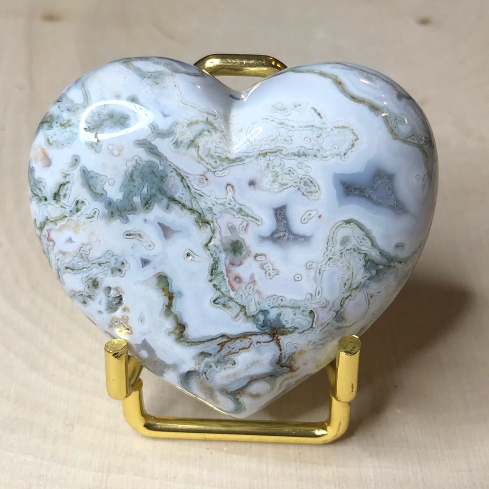 Tree Agate Heart